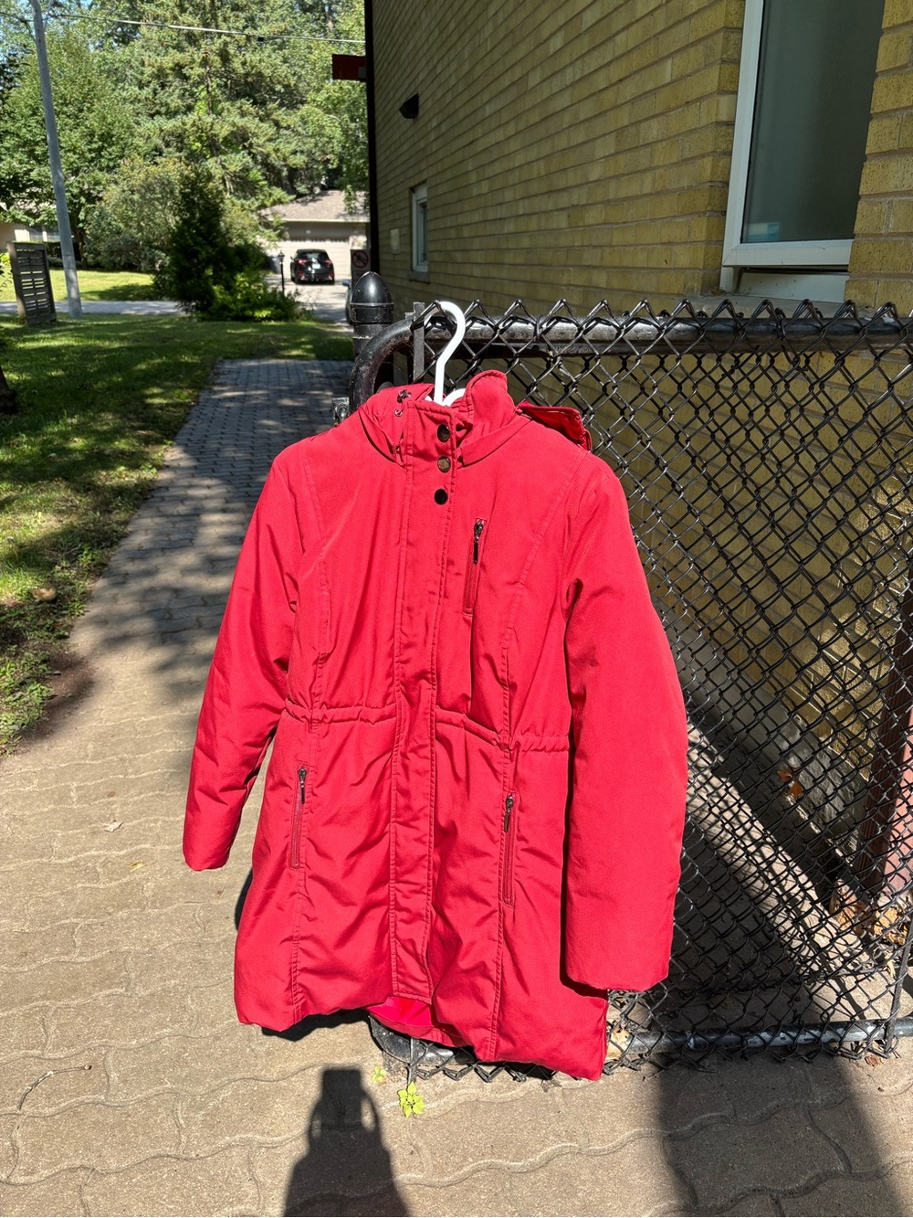 Red Winter Coat in good condition